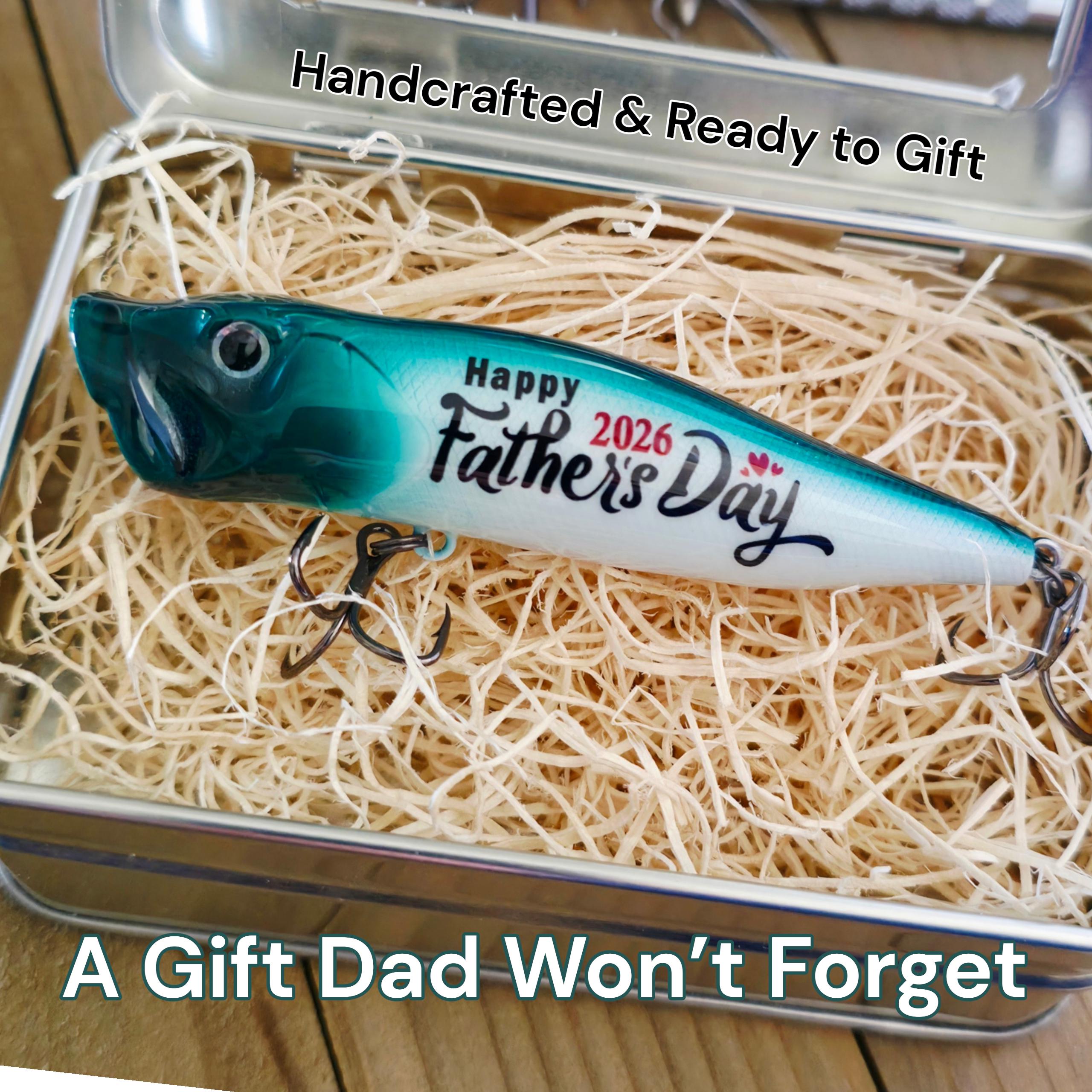 custom fathers day fishing lure Happy Fathers Fishing Gear For Fathers Day Personalized Father's Day  Fishing Lure: Custom Keepsake Gift