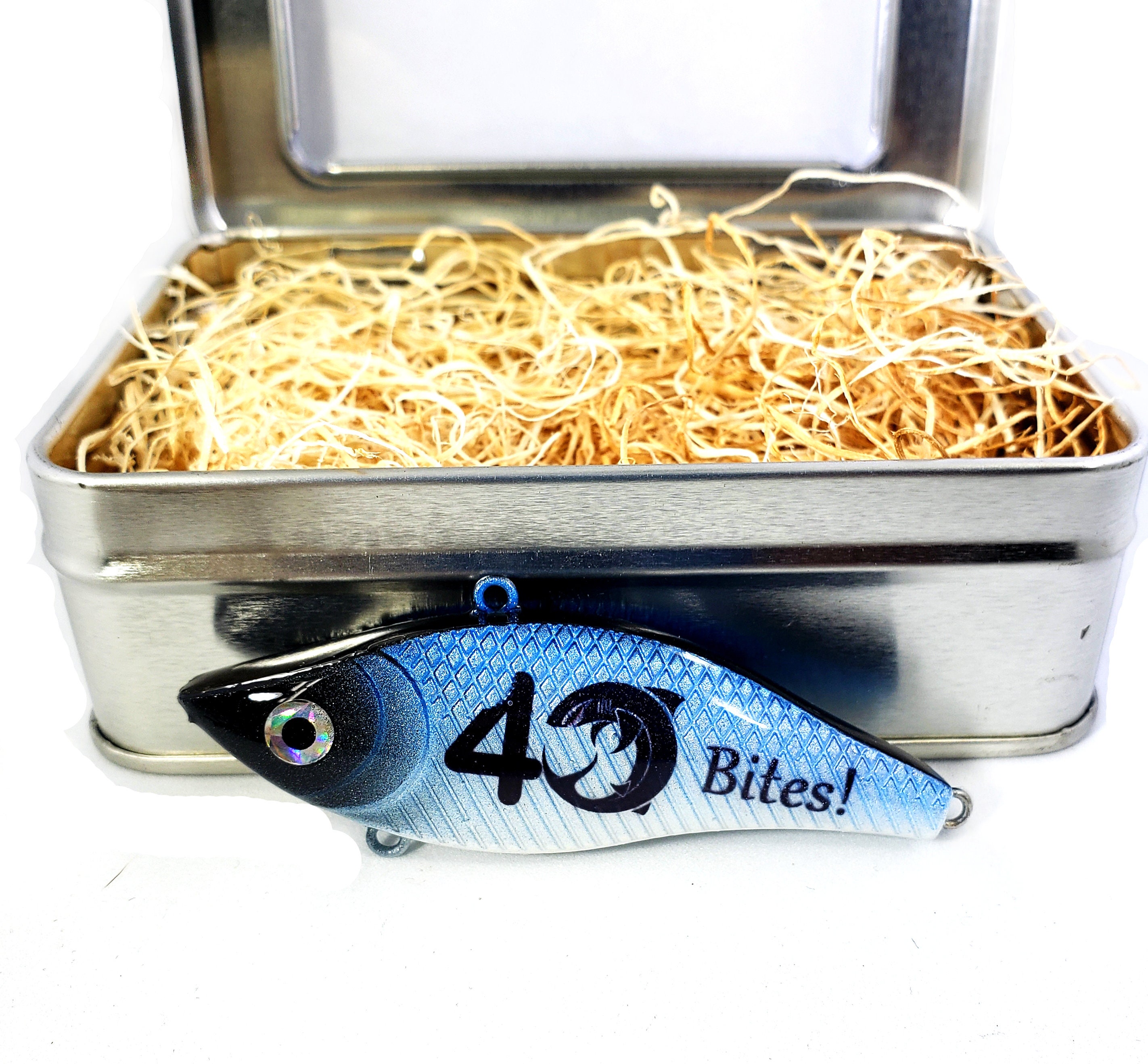40th Birthday Fishing Gift Personalized Fishing Lure Etsy