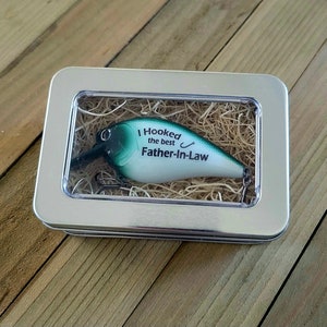 Father-In-Law Wedding Gift Father in Law Gift from the Bride Father of the Groom Gift Father of the Bride Gift from Groom Lure & Gift Tin