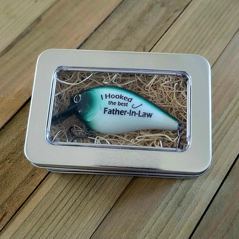 Father-In-Law Wedding Gift Father in Law Gift from the Bride Father of the Groom Gift Father of the Bride Gift from Groom Lure & Gift Tin