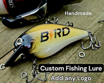 Custom Logo Fishing Lure: Personalized Fisherman Gift