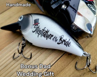 Stepdad Wedding Gift – Personalized Fishing Lure for the Dad Who Chose You