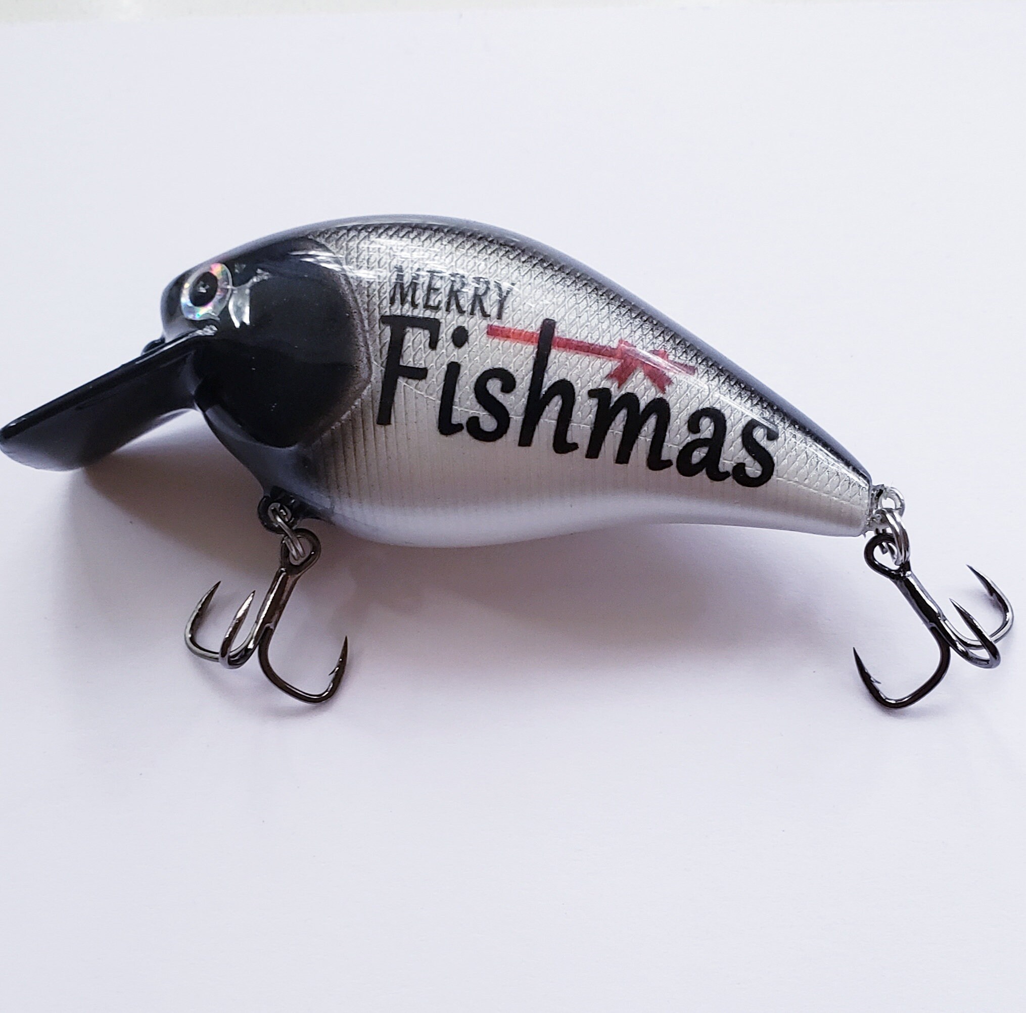 Personalized Christmas Fishing Lure - Merry Fishmas