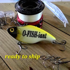 custom wedding fishing lures Angling Party Groom Perch or sea fish Custom Painted Fishing Lure: Wedding