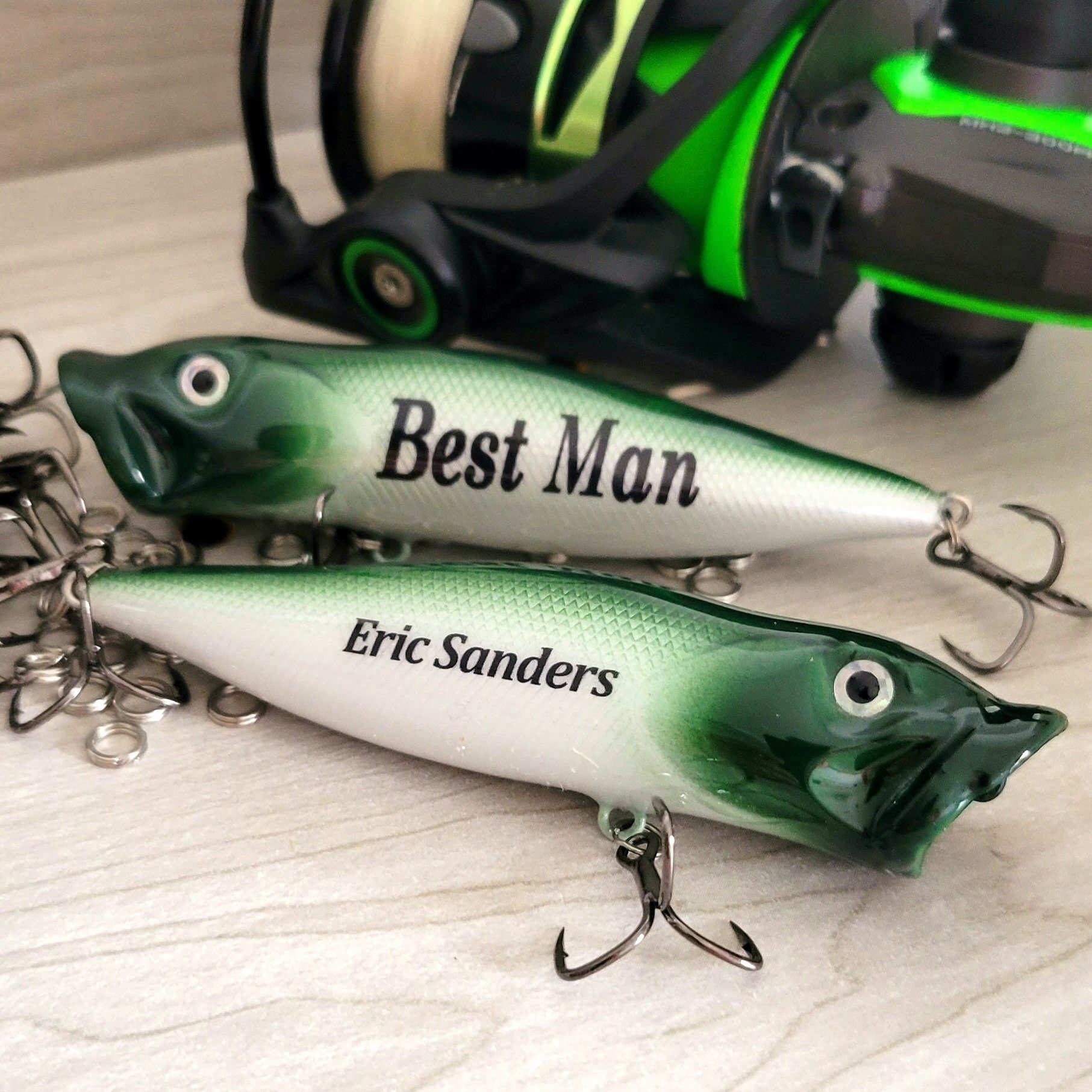 Wedding Fishing Lures, Personalized Best Man Fishing Lure, Groomsmen Fishing  Proposal. Fishing Gifts From the Bride and Groom 