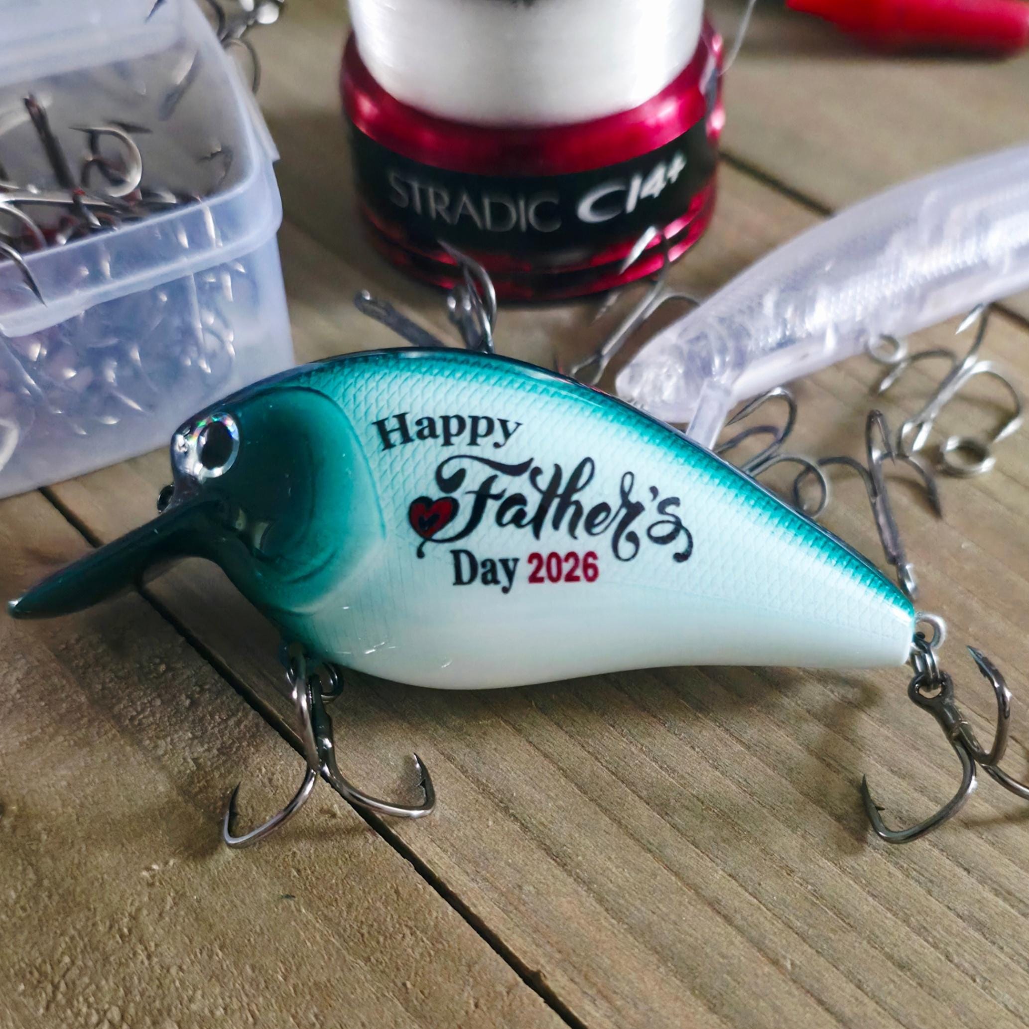 custom fishing lures father& 39 Personalized Father's Day Fishing Lure: Custom Keepsake Gift