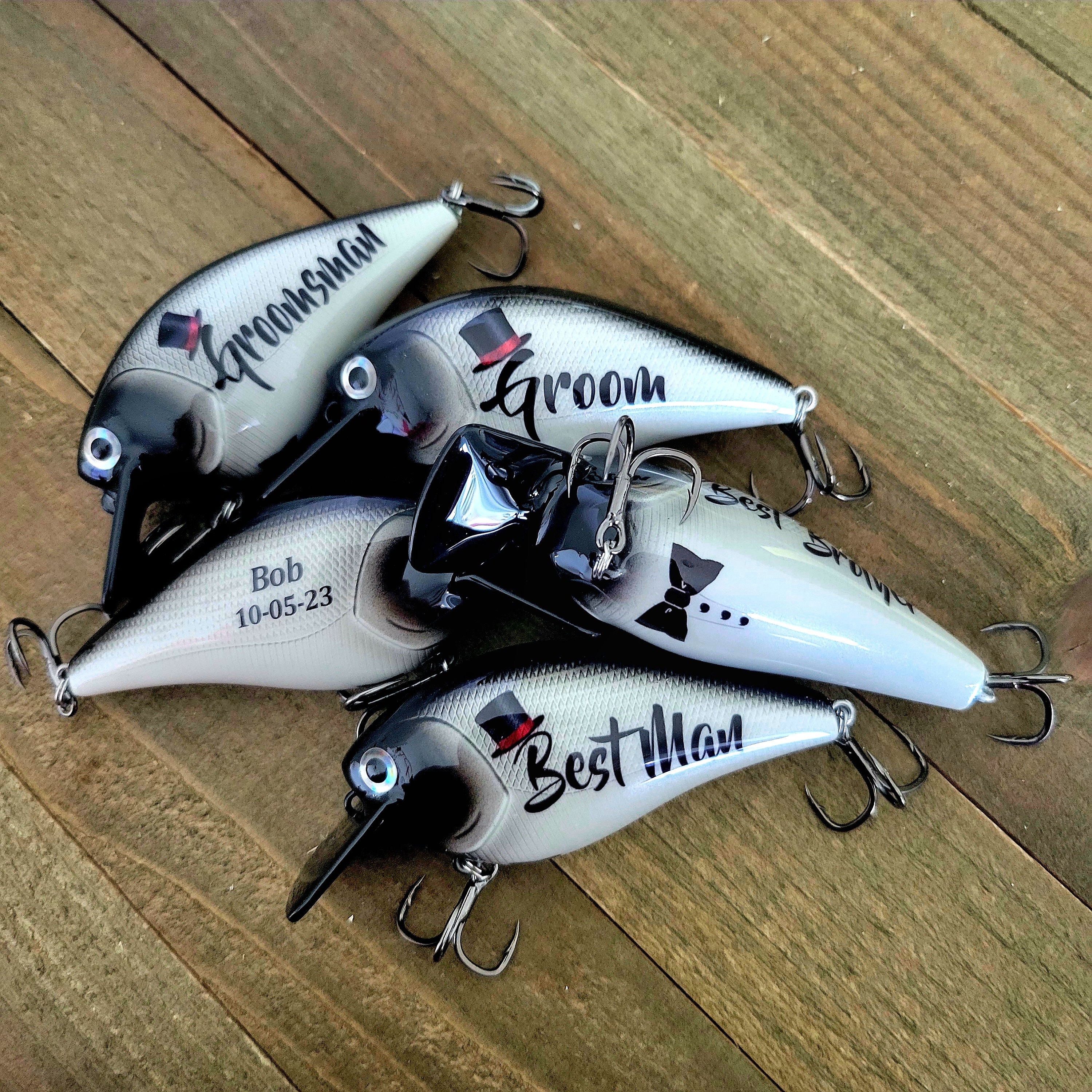Fishing Proposal Gift for a Groomsman, Personalized Fishing Lure Custom  Made for Your Best Man, Groomsmen, Officiant, Usher or Anyone Else 