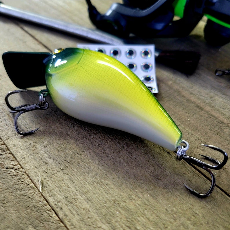 Personalized Hand-Painted Fishing Lure for 40th or 50th Birthday, Unique Gift for Fisherman, Freshwater Custom Fishing Lure image 8