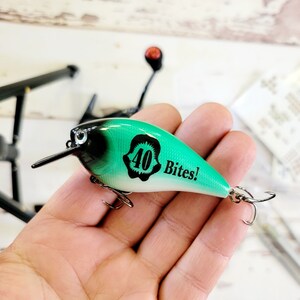 Custom Fishing Lure for a 40th Birthday Gift. The perfect Fishing gift for your favorite fisherman's birthday. Personalization included image 10