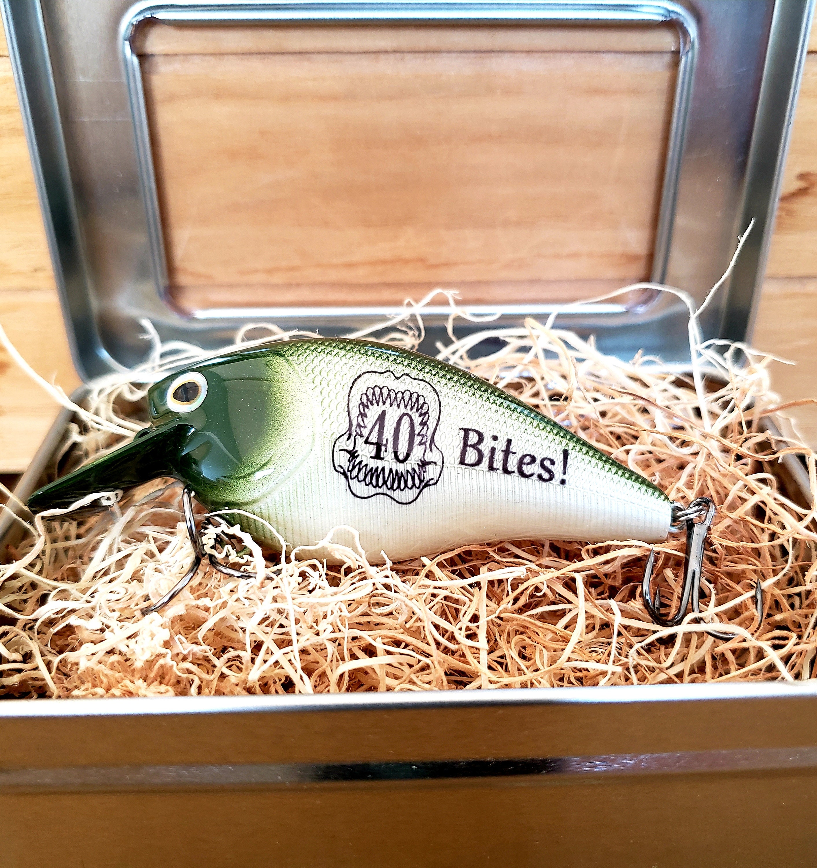 40th Birthday Fishing Gift for a Man 40th Fishing Theme Etsy
