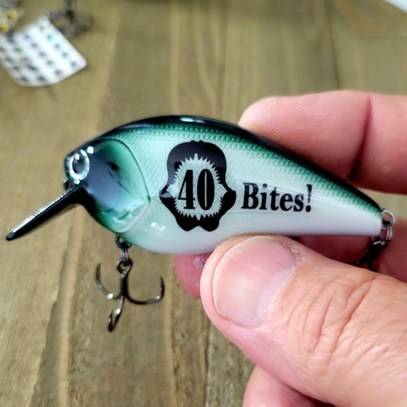 40th Birthday Fishing Gift for a Man, 40th Fishing Theme Birthday