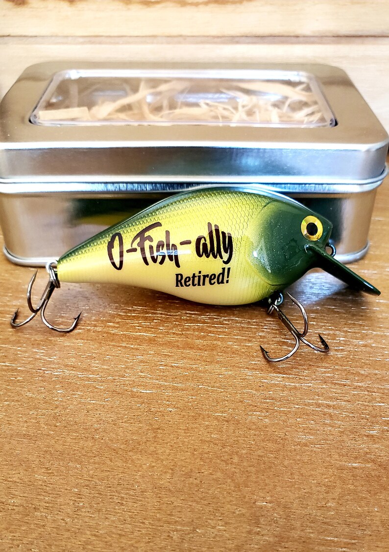 Fishing Lure Retirement Gift for a Man Retirement gifts Etsy