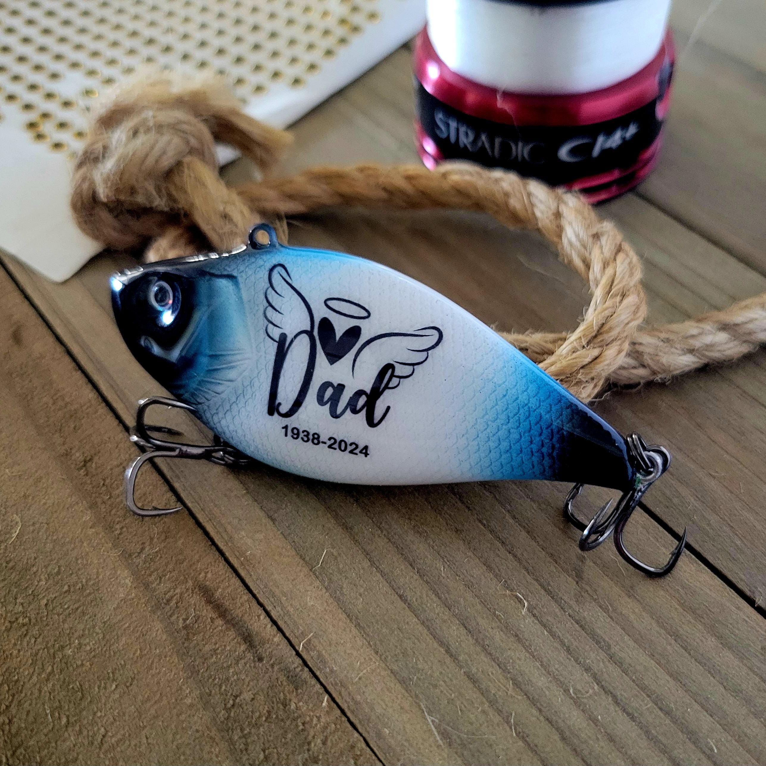 custom fishing lures logo Logo Fishing Lure: Handmade for Any Occasion, Personalized Fisherman Gift