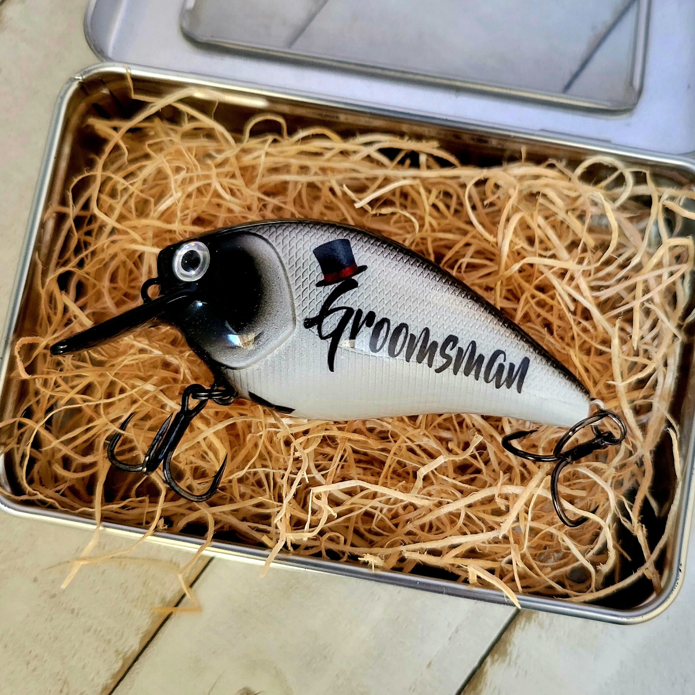 Personalized Fishing Lure for a Groomsman Proposal, Best Man Custom Fishing  Lures, Fishing Gifts for Any Member of Your Wedding Party -  Canada