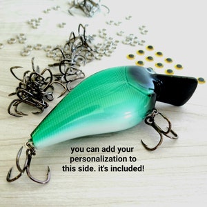 Custom Fishing Lure for a 40th Birthday Gift. The perfect Fishing gift for your favorite fisherman's birthday. Personalization included image 4