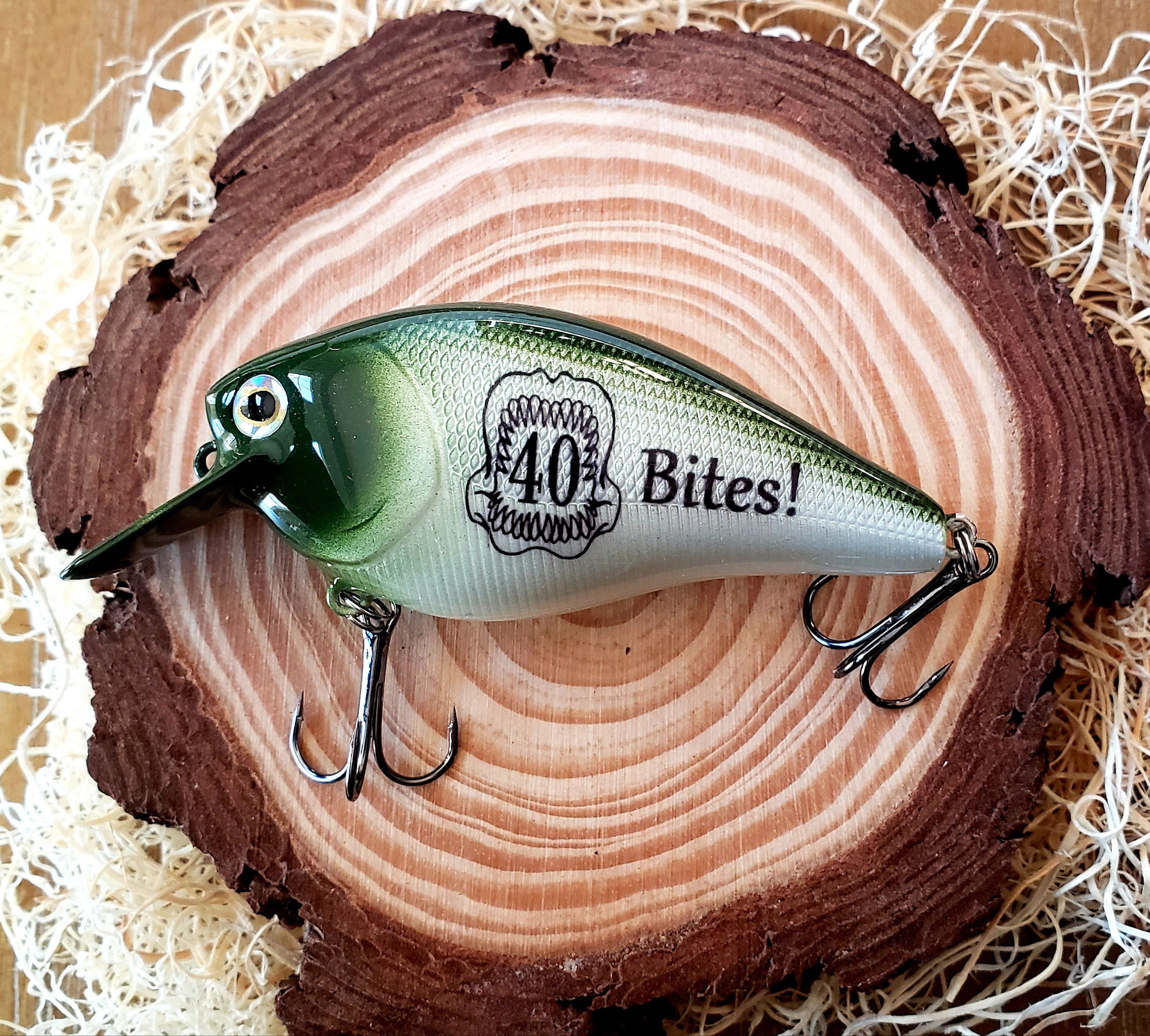 40th birthday fishing gift for a man 40th fishing theme Etsy