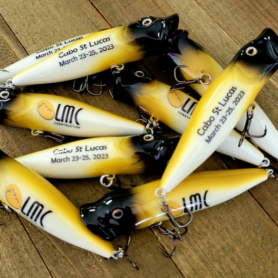 Company Logo Fishing Lures, Custom Fishing Lure With Your Company Logo and  Matching Colors. Company Outings and Promotions, Retirement Gift -   Canada