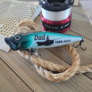 Memorial Gift, In Memory of Gifts, Remembrance Gifts, Sympathy Gift, Gone Fishing, Loss of Father, Grief Gift, Personalized Bereavement Gift