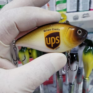 Custom Fishing Lures make great fishing gifts for any fisherman. Fishing gifts for men personalized for any occasion. image 4