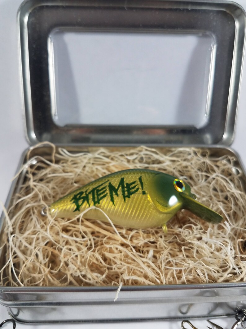 This Funny fishing lure makes a great sarcastic gift for any Etsy
