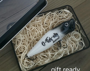 Air Force Retirement Gifts – Personalized Fishing Lure for a Retiring Airman, USAF Retirement Keepsake, Military Retirement Gift
