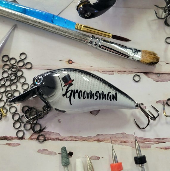 Personalized Fishing Lure for a Groomsman Proposal, Best Man