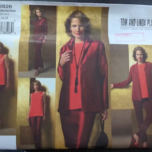 Vogue American Designer Pattern - Bill Blass - Uncut Pattern - 1308
