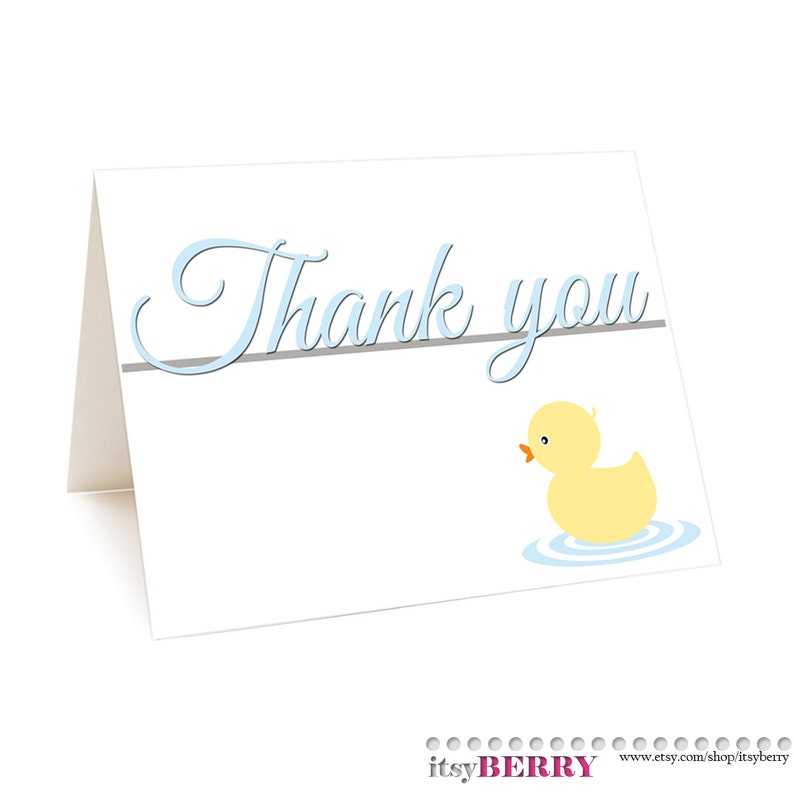 Instant Download Baby Shower Thank You Card PRINTABLE Gender Neutral Cards Digital File Card from Parents To Be
