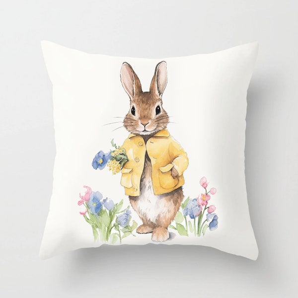 Rabbit Pillow - Etsy