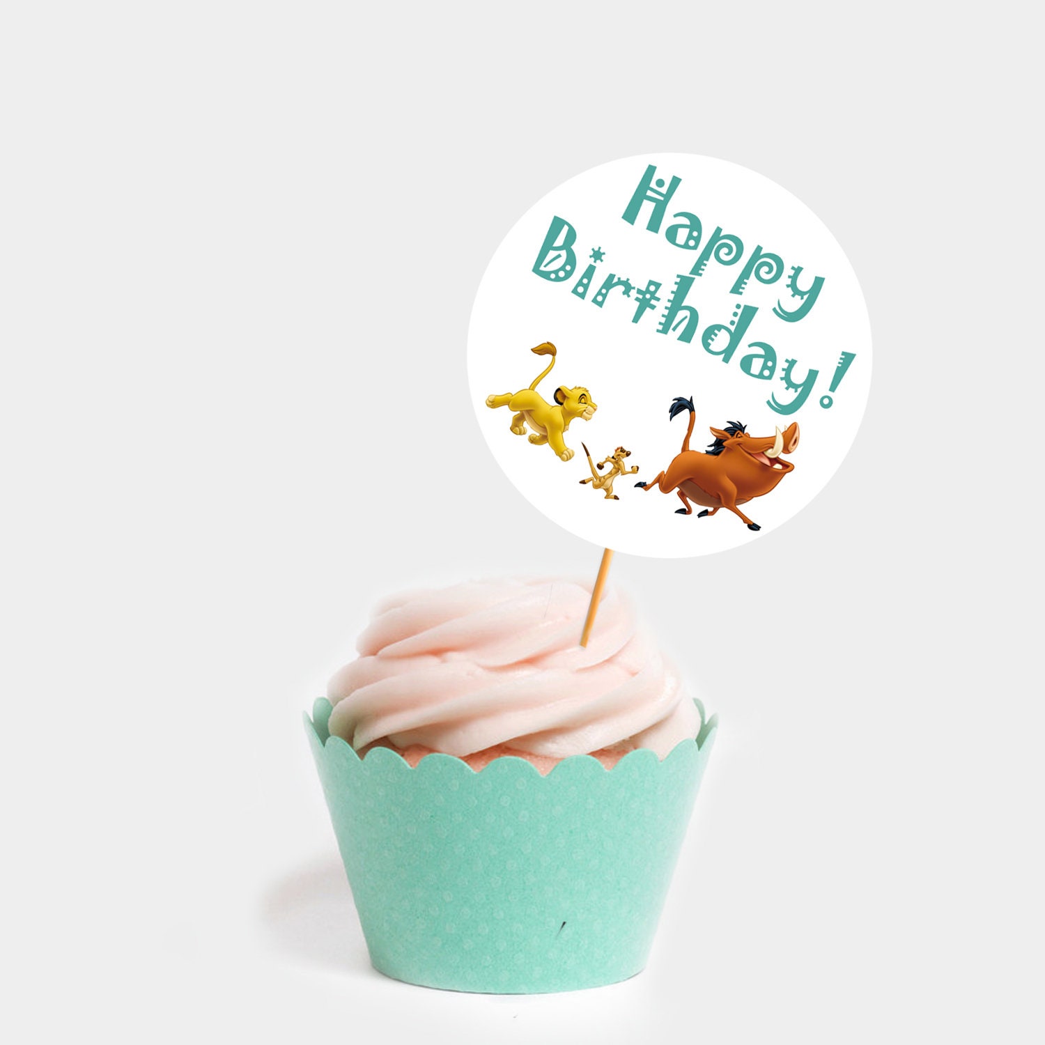 Lion King Cupcake Toppers Happy Birthday Cake Toppers Hakuna Etsy Lion King Cupcake Toppers Happy Birthday Cake Toppers Hakuna Etsy