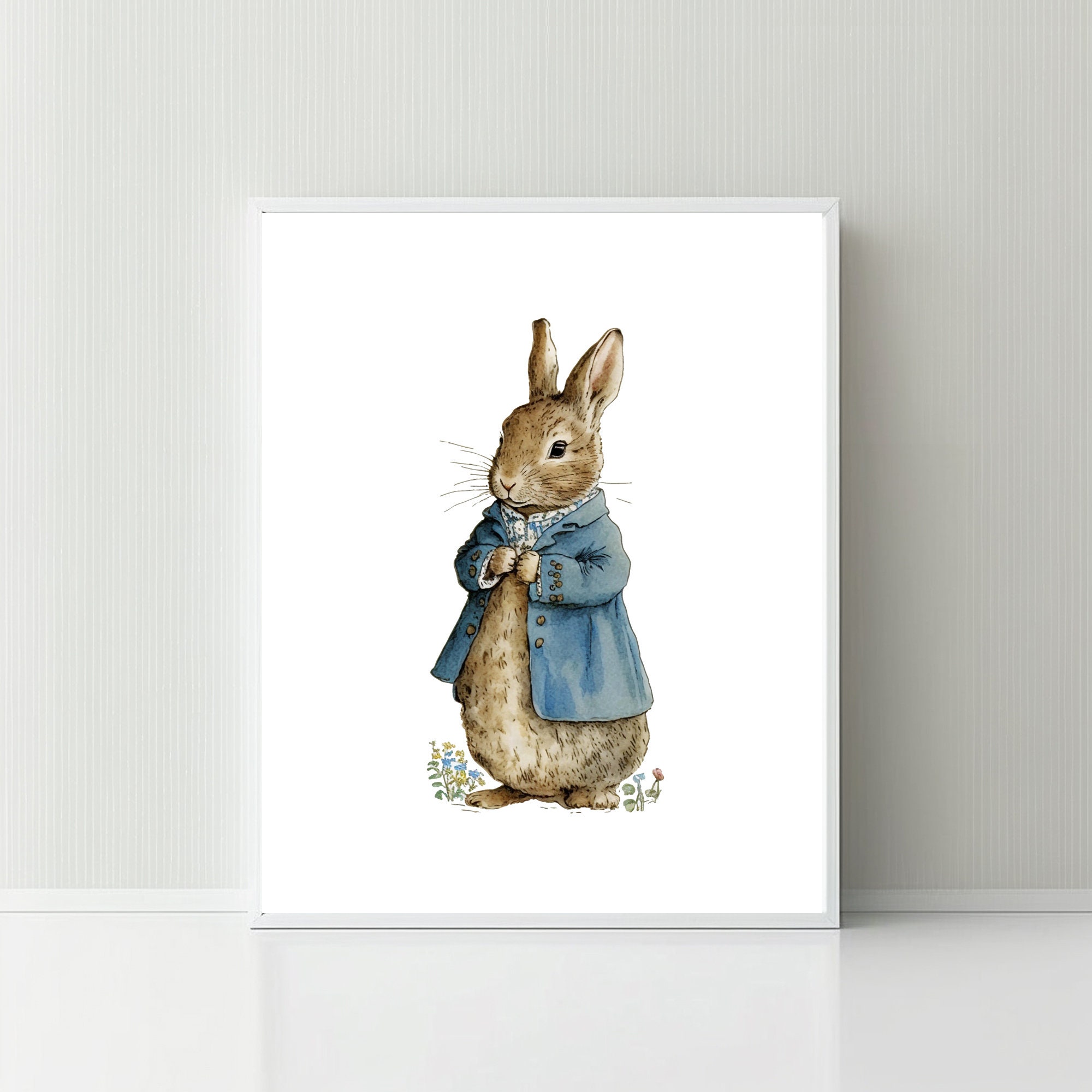 3 Peter Rabbit Beatrix Potter Wall Art Print Watercolor Printable Bunn –  Pink Forest Cafe