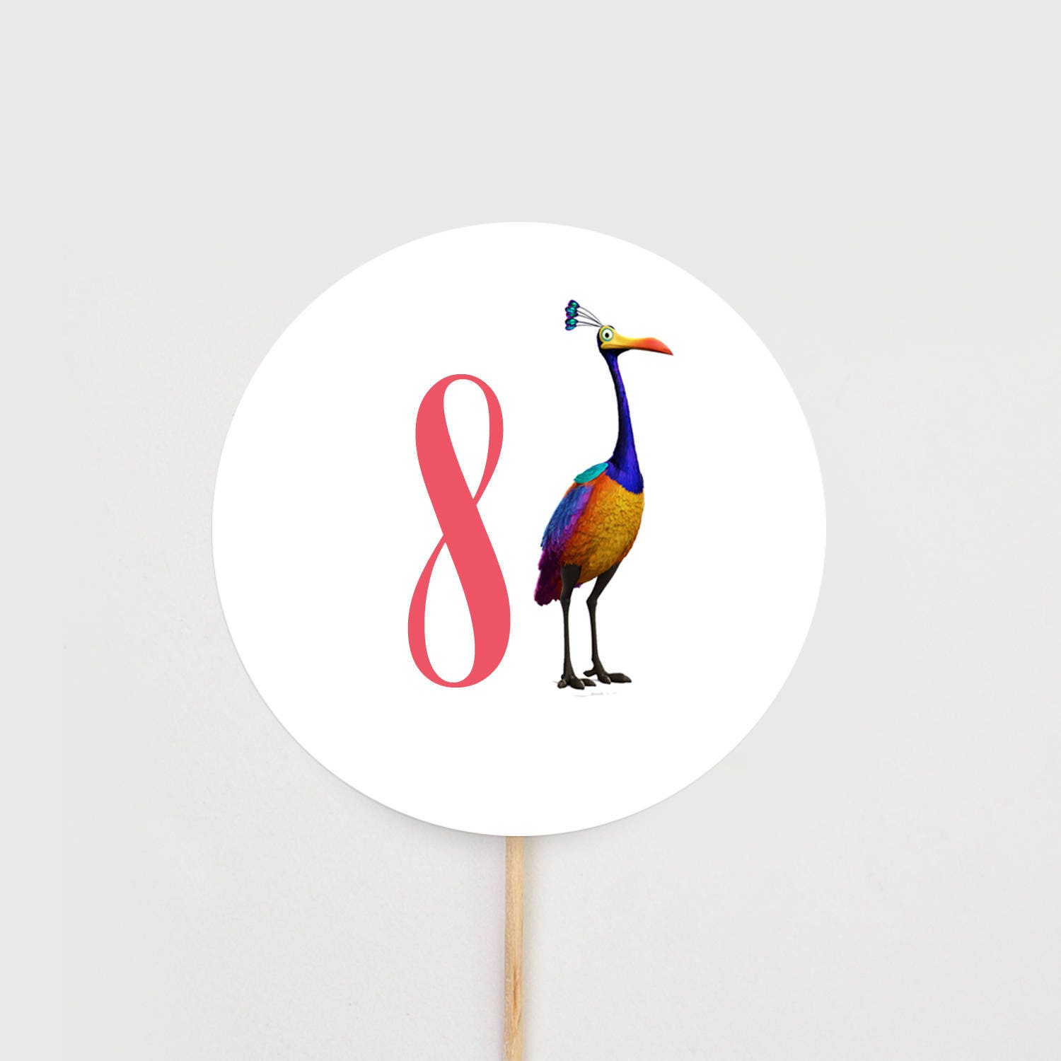 Up Movie Cupcake Toppers Carl and Ellie Cake Toppers Girl or - Etsy