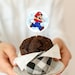 Super Mario Bros Cupcake Toppers Template, Editable Mario Birthday ...