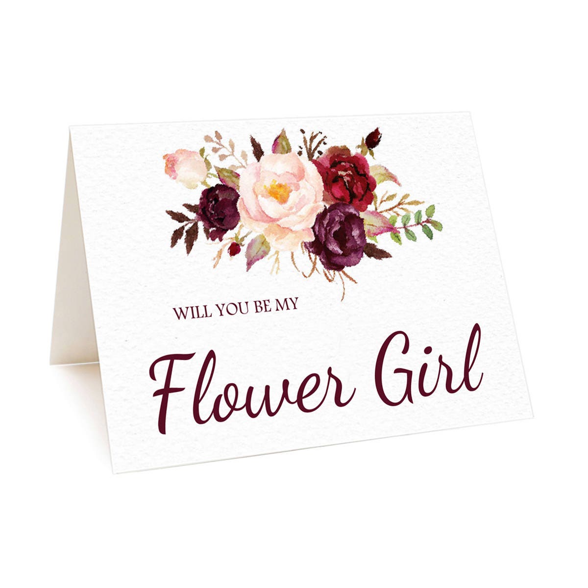 Will You Be My Flower Girl Card Printable Asking Card - Etsy
