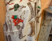 Hermes A propos de Bottes Hermes scarf , for 150 years Italia united ( 1861-2011) limited editon .