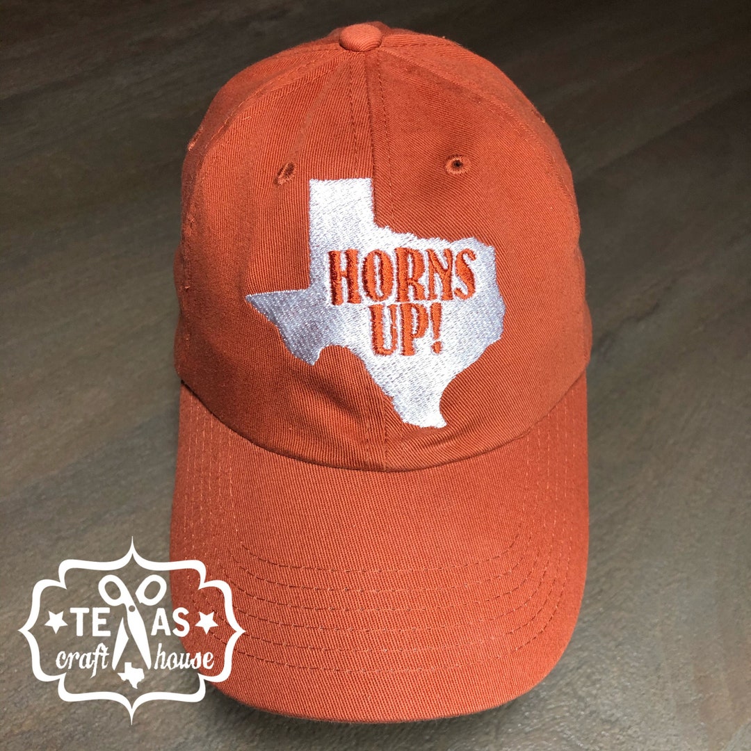 Horns up Baseball Hat Tailgating Hat Graduation Gift Idea Etsy