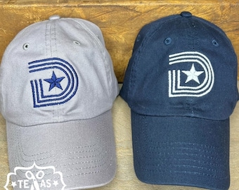 City of Dallas Star Logo Baseball Hat - Triple D Logo - Dallas Texas Logo