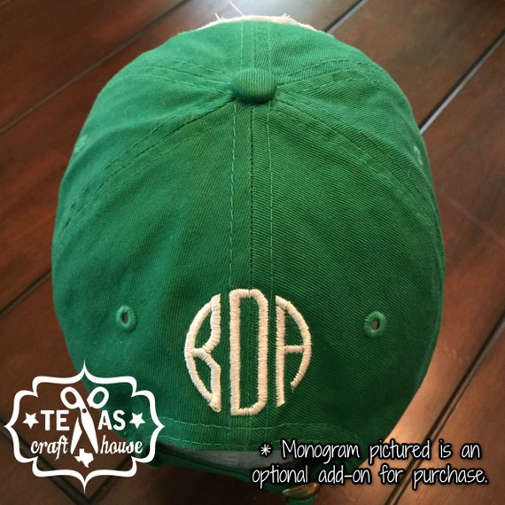 U Inspired Monogram Patch Baseball Hats 