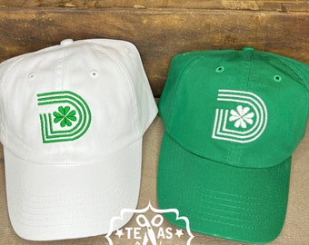 City of Dallas Triple D Shamrock Baseball Hat - St Patricks Day Hat - Dallas Hat - City of Dallas Hat - Triple D Hat