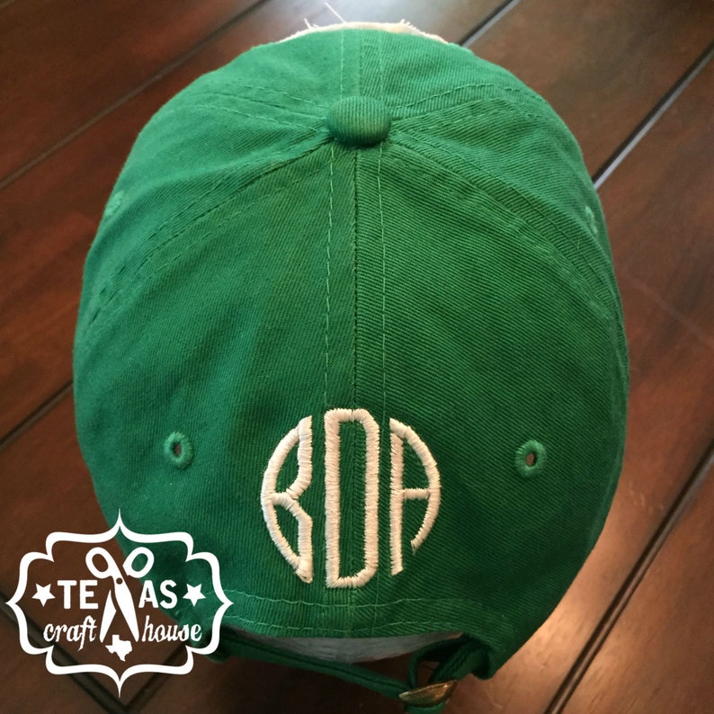 Monogram Addon for Hats Hat Sold Separately Etsy