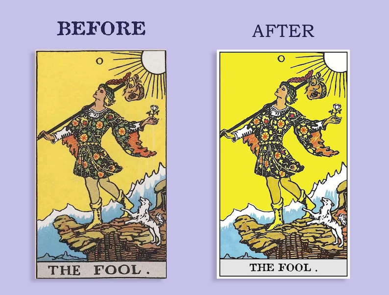 Baraja de Tarot Rider-Waite-Smith: 78 imágenes de cartas en alta resolución listas para imprimir (descarga digital en 3 tamaños) imagen 8