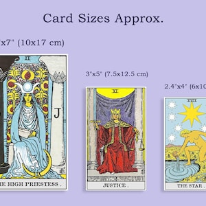 Baraja de Tarot Rider-Waite-Smith: 78 imágenes de cartas en alta resolución listas para imprimir (descarga digital en 3 tamaños) imagen 4