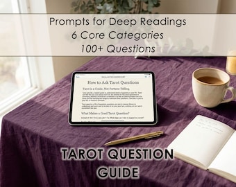 Tarot Question Guide PDF | How to Ask Questions | Intentional Prompts for Accurate Readings