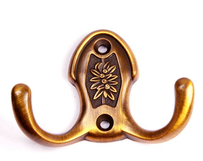 Brushed Silver Coat Hook Wall Hook Decorative Coat Hangers Etsy