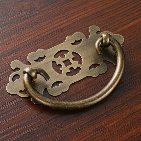 Chinese Style Drawer Pull Handle Antique Bronze Cabinet Pull Etsy image 0 - Chinese Style Drawer Pull Handle Antique Bronze Cabinet Pull Etsy
