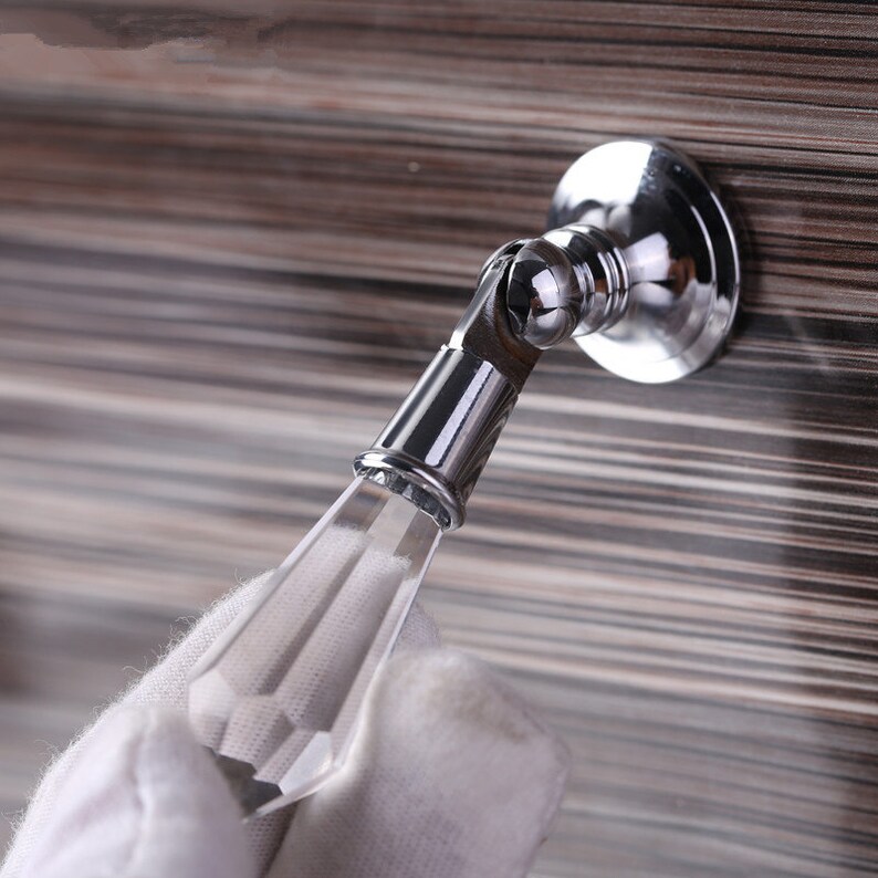 Dresser Pull Knobs Clear Crystal Drawer Knob Pulls Drop Clear Etsy