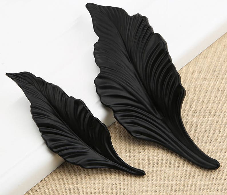 1.25'' 2.5'' Leaf Dresser Pulls Drawer Pull | Etsy