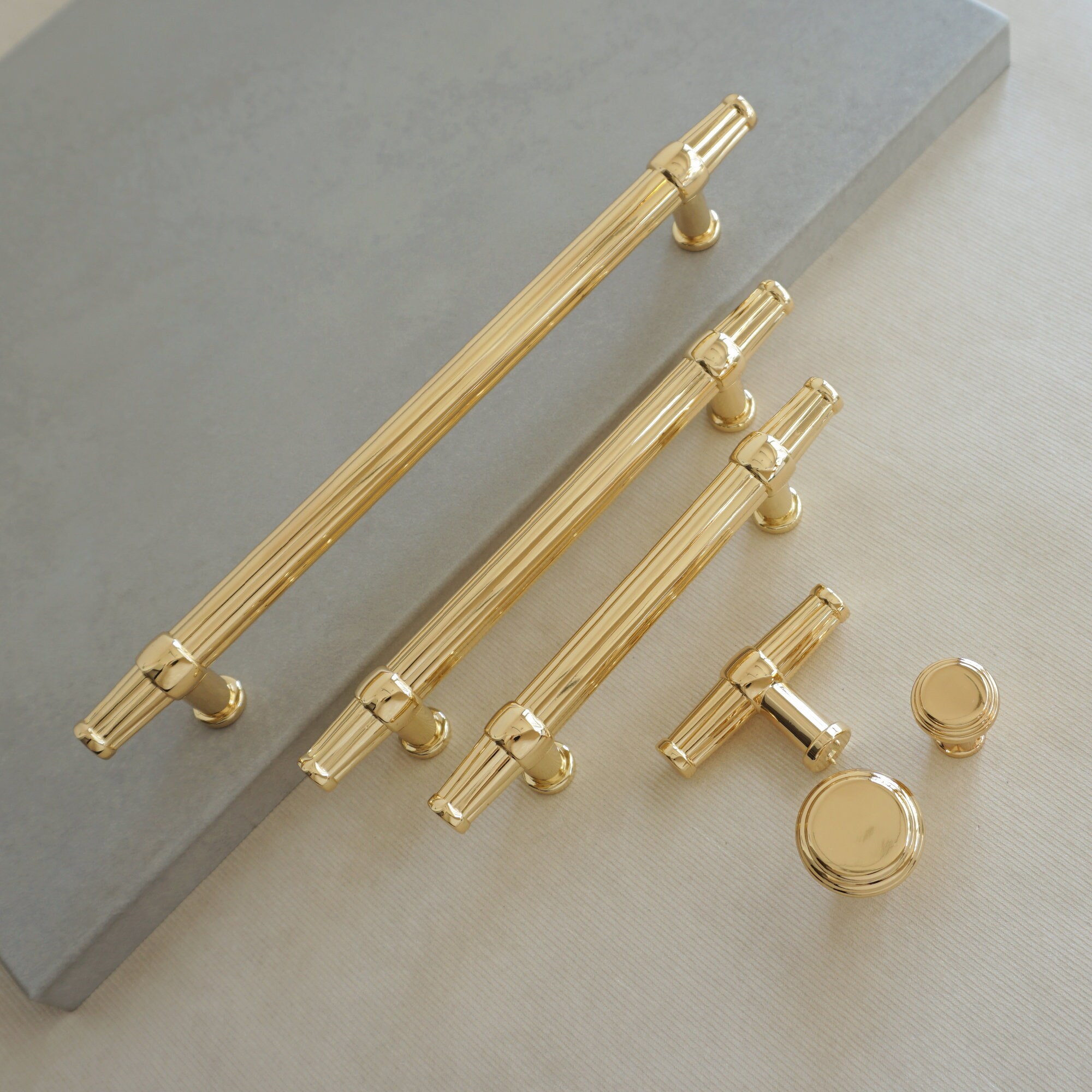 3.78 5 7.55 Gold T bar Knob handle Etsy