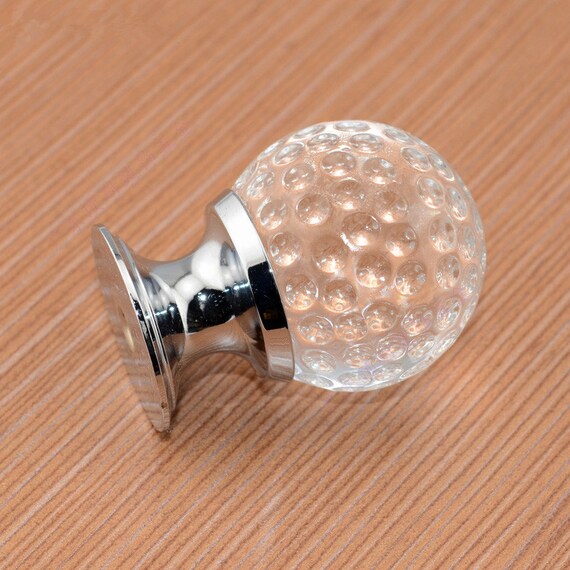 Girls Dresser Knobs Pulls Clear Glass Crystal Drawer Knobs Etsy