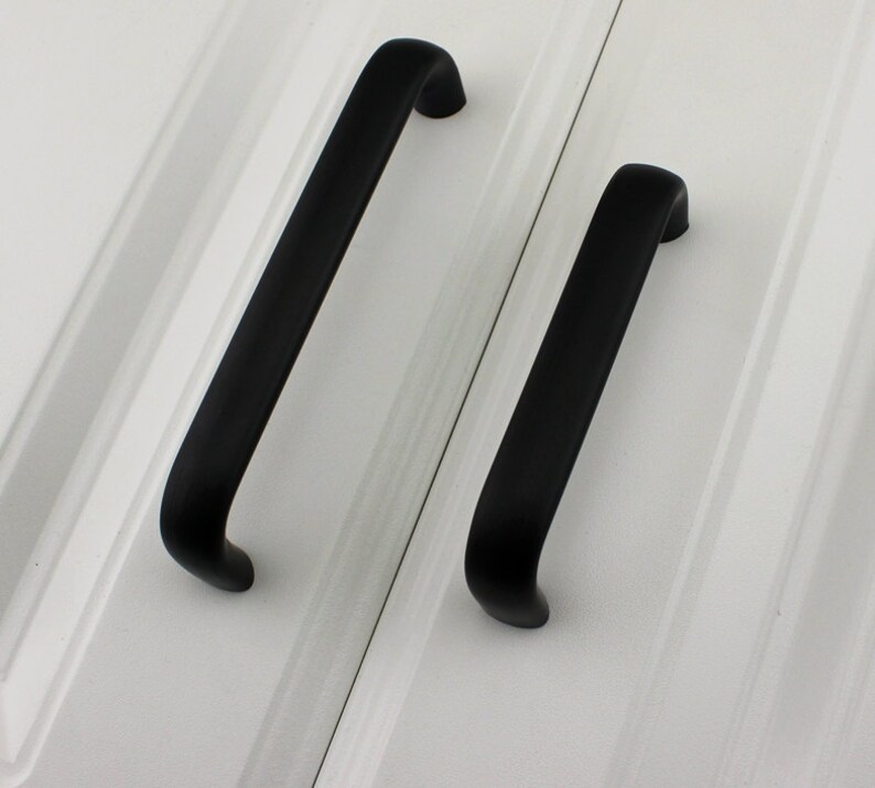 3.78'' 5'' 6.3'' Black Drawer Pulls Etsy
